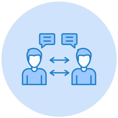 İnsan simgesinin vektör illüstrasyonu