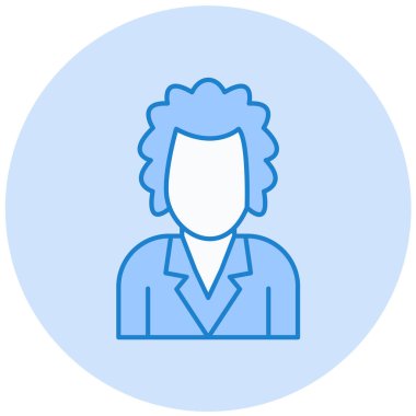 avatar vektör simgesi modern basit tasarım