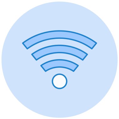 wifi simgesi vektör illüstrasyonu