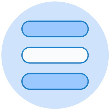 Bir çubuk simgesinin vektör illüstrasyonu