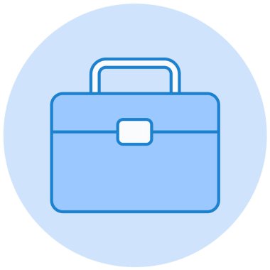 Çanta. Web simgesi basit illüstrasyon