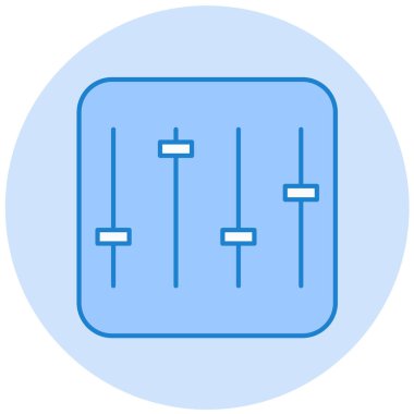 eşitleyici simge vektör illüstrasyonu