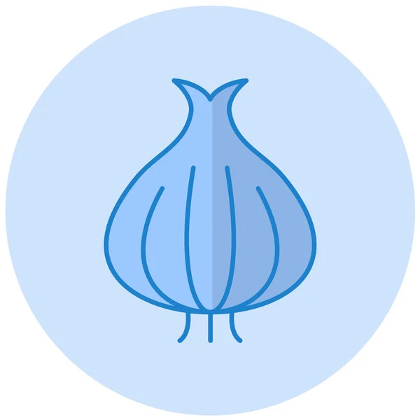 Onion Vector Icon Modern Simple Illustration — стоковый вектор