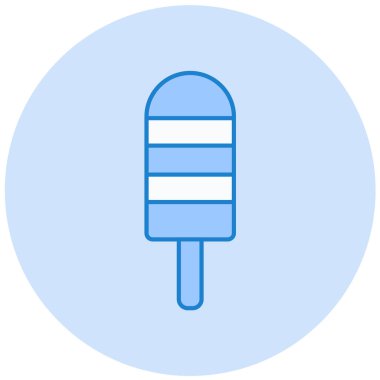 Dondurma. vektör illüstrasyonu