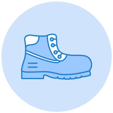 Spor ayakkabı. Web simgesi basit illüstrasyon