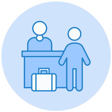 İş ve finans simgesinin vektör illüstrasyonu