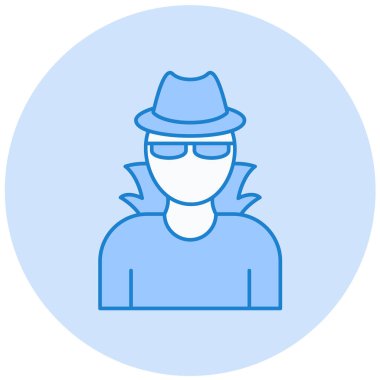 Man vektör simgesi modern basit illüstrasyon