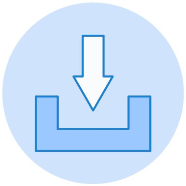 İndir. Web simgesi basit illüstrasyon