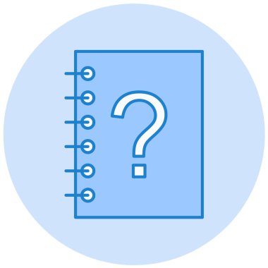 Soru işareti. Web simgesi