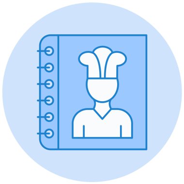 Şef simge vektör illüstrasyonu