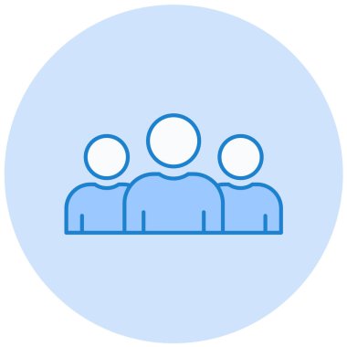 İnsan simgesinin vektör illüstrasyonu