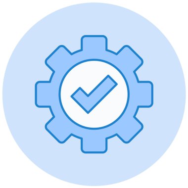 Ayarlar. Web simgesi basit illüstrasyon