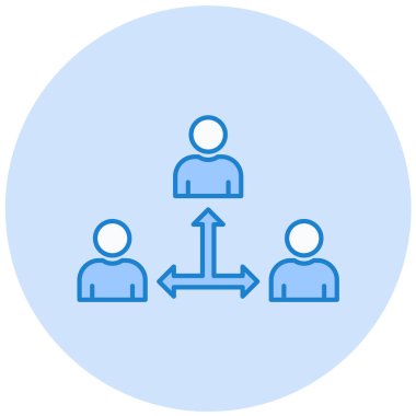 iş yönetimi vektör simgesi