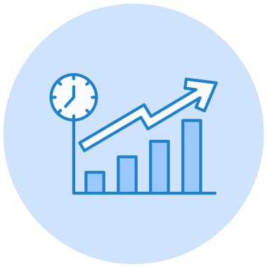 iş grafiği vektör illüstrasyonu