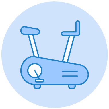 Koşu bandı. Web simgesi basit illüstrasyon