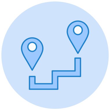 konum. Web simgesi basit illüstrasyon