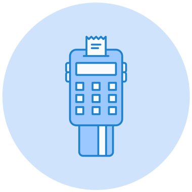 ATM 'de. Web simgesi basit illüstrasyon