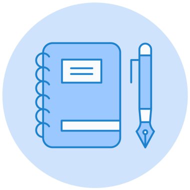 Kitap. Web simgesi basit illüstrasyon