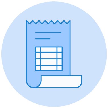 Belge. Web simgesi basit illüstrasyon