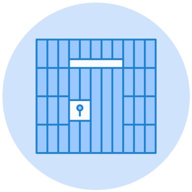 Otelde. Web simgesi basit illüstrasyon