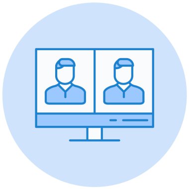 kullanıcı. Web simgesi basit illüstrasyon