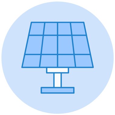 solar panel vektör simgesi