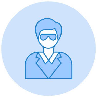 avatar. Web simgesi basit illüstrasyon