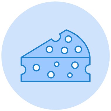 Peynir. Web simgesi basit illüstrasyon