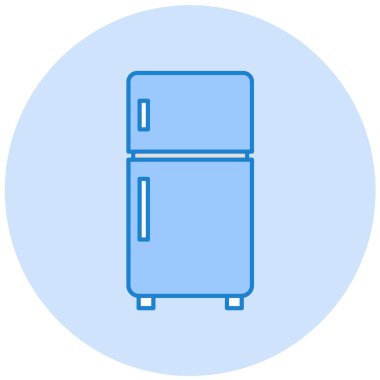 buzdolabı vektör simgesi modern illüstrasyon