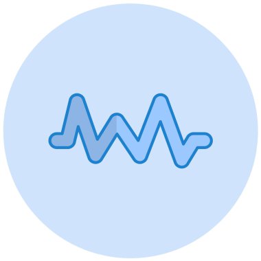 Nabız. Web simgesi basit illüstrasyon