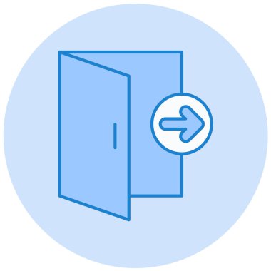 Modern simge vektör illüstrasyonundan çık 