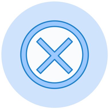 Modern simge vektör illüstrasyonunu yasakla 