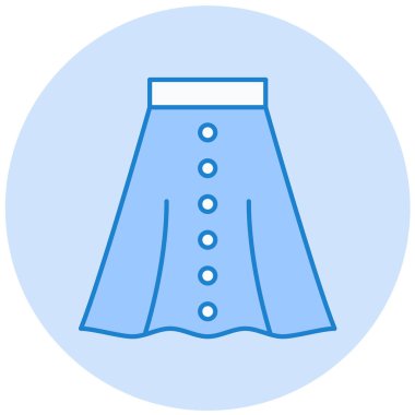 etek modern simge vektör illüstrasyonu 