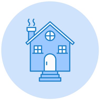 Ev simgesinin vektör illüstrasyonu