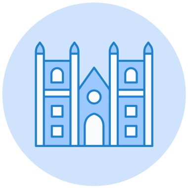 Bina. Web simgesi basit tasarım