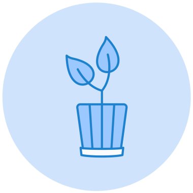 bitki simgesi vektör illüstrasyonu