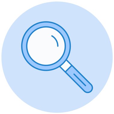 Arama simgesi vektör illüstrasyonu