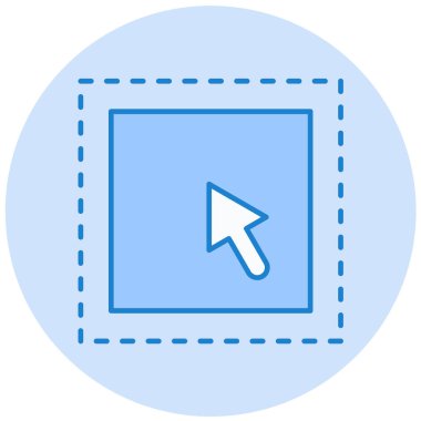 Basit bir simgenin vektör illüstrasyonu