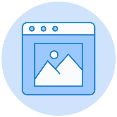 seo modern simgesinin vektör illüstrasyonu