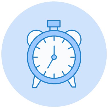 Saat. Web simgesi basit illüstrasyon