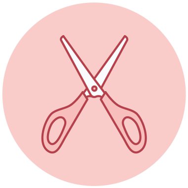 makas modern simge vektör çizimi 