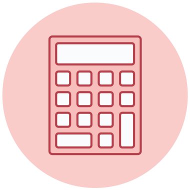 hesap makinesi modern simge vektör çizimi 