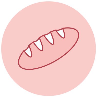 yiyecek modern ikon vektör illüstrasyonu 