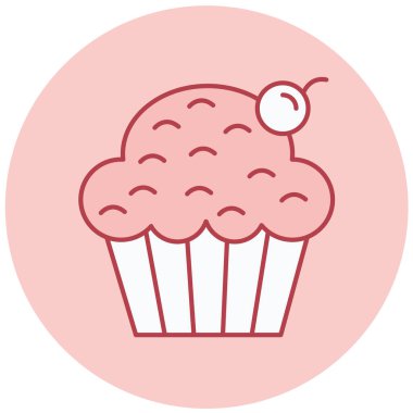 yiyecek modern ikon vektör illüstrasyonu 