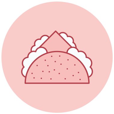 yiyecek modern ikon vektör illüstrasyonu 