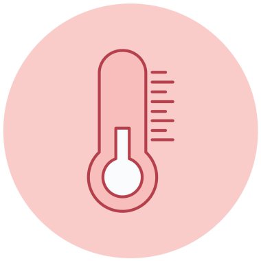 Termometre. Web simgesi basit tasarım