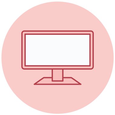 lcd. Web simgesi basit illüstrasyon