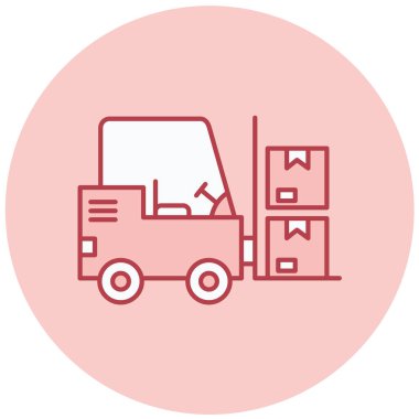 Yükleyici. Web simgesi vektör illüstrasyonu