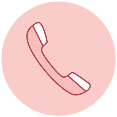 - Telefon. Web simgesi basit illüstrasyon