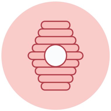 güzel çiçek vektör simgesi